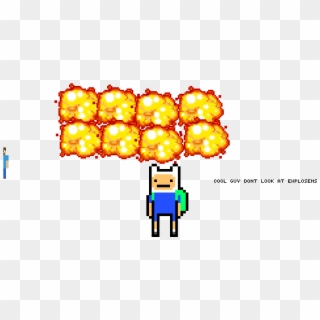 Cool Guy Don't Look At Explosens - Illustration Clipart