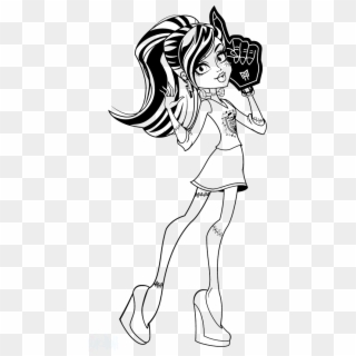 Picture Transparent Stock Monster High Frankie Stein - Cartoon Clipart