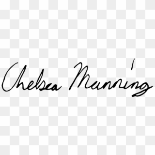 Chelsea Manning Signature - Chelsea Signature Clipart