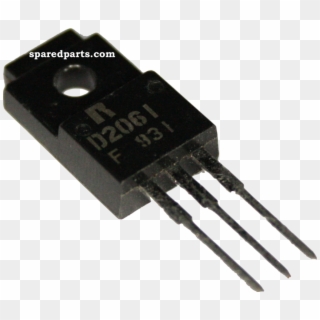 2sd2061 Transistor Semiconductor To 220f - Electronic Component Clipart