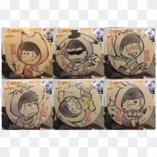 Osomatsu-san Tin Badge Collection Giga Ver Vol - Cartoon Clipart
