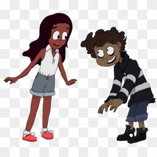 Connie Maheswaren And Wybie Lovat, From Steven Universe - Cartoon Clipart