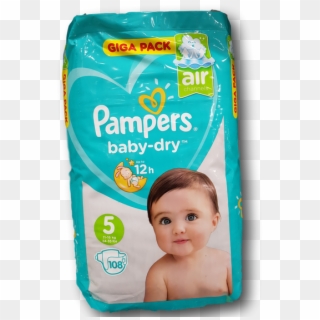 Pampers Baby-dry Nappies Size 5, 108 Giga Packs - Pampers Clipart