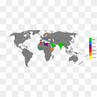 Popularity Of Name Sana - World Map Clipart