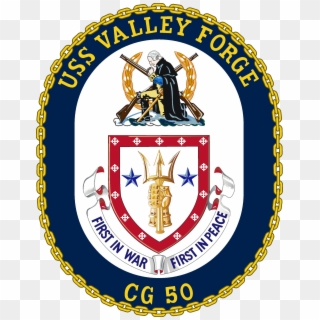 Uss Valley Forge Cg-50 Crest - Uss Gridley Ddg 101 Crest Clipart