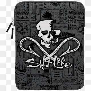 Salt Life Ipad Cross Hook Neoprene Case - Salt Life Skull Stickers Clipart