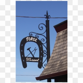 Enseigne De La Forge - Signage Clipart