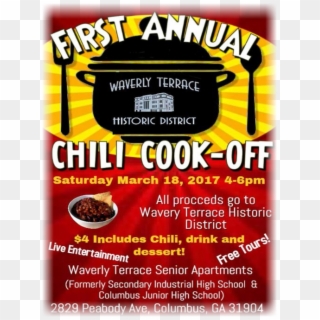 2017 Annual Chili Cookoff Waverly Terrace First Chilli - Chili Cook Off Clipart