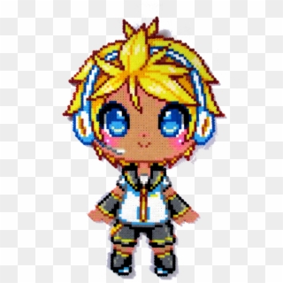 Thought I Would Also Upload A Clean Version Of The - Kagamine Len Pixel Art Clipart
