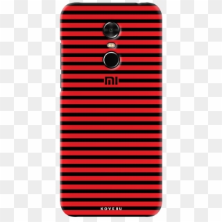 Red Stripes Cover Case For Redmi Note - Smartphone Clipart