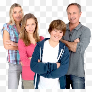 Original Size Is 720 × 691 Pixels - Family With Teenagers Png Clipart