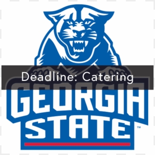 Catering Deadline For Georgia State Tailgate Clipart