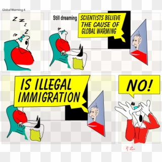 Global Warming Illegal Immigration Liberalism Political - Congratulations On Your New Job Clipart