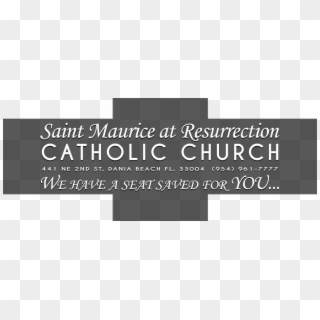 St Maurice Of The Resurrection Church Logo - Style Clipart