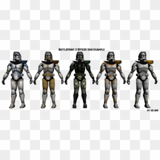 Clones - Battlefront 2 Clone Officer Skins Clipart