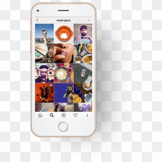 Metro Insta - Rose - Iphone Clipart