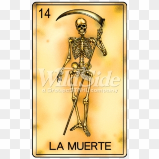 Death Lotteria Card - La Muerte Card Clipart