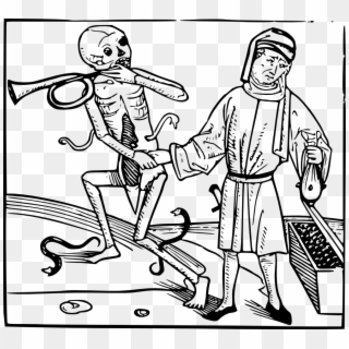 Dance Macabre Tottentanz Todtentanz Muerte Death Plague - Danse Macabre Clipart