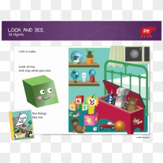 Big Books Look And See Pre-k - Cartoon Clipart