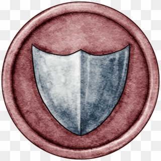 Red Shield Token For Great Hunt Game - Shield Clipart