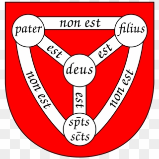 Shield Trinity Medievalesque - Dharumavantha School Clipart