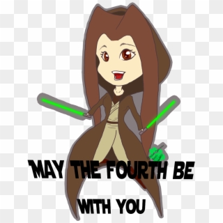 [p] May The Fourth Be With You - Cartoon Clipart