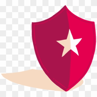 A Red Shield - Emblem Clipart