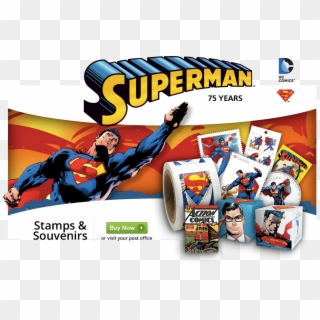 Canada Post Releases Stamps To Celebrate 75 Years Of - Superman Clipart