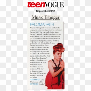 Teen Vogue - September - Teen Vogue Clipart