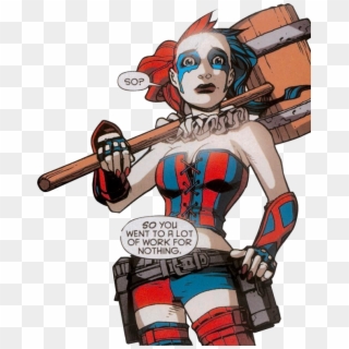 “harley Quinn By Neil Googe In Detective Comics - Harley Quinn Comics Hammer Clipart