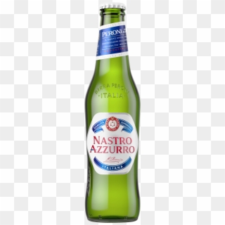 Peroni Nastro Azzurro Bottle - Beer Bottle Clipart
