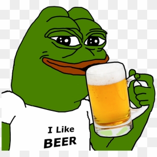 11474096 - Pepe The Frog Beer Clipart