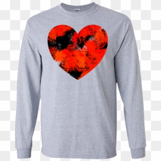 Grunge Heart Adult - T-shirt Clipart
