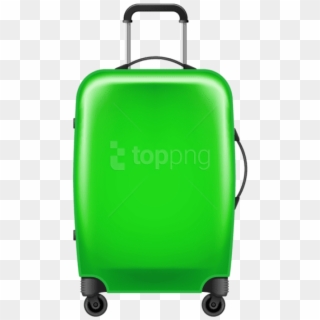 Download Green Trolley Suitcase Clipart Png Photo - Suitcase Transparent Png