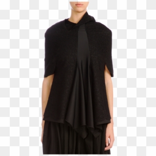 Comme Des Garçons Lace Appliqué Poncho - Little Black Dress Clipart
