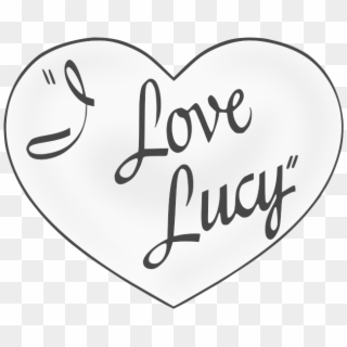 I Love Lucy Title - Love Lucy Title Clipart
