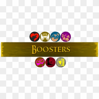 Boosters Give You An Enhancement In Certain Abilities - Circle Clipart
