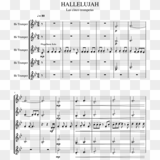 4852757 Hallelujah Las Cinco Trompetas - Music Clipart