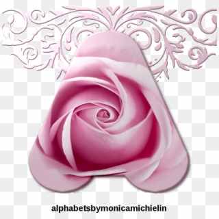 Alfabeto Rosa E Ornamento Png, Pink Rose Ornament Png - 高清 粉色 素材 Clipart