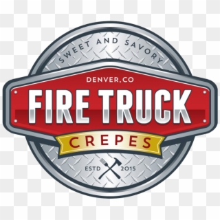 College Station's Very Own Fire Truck Food Truck - Emblem Clipart