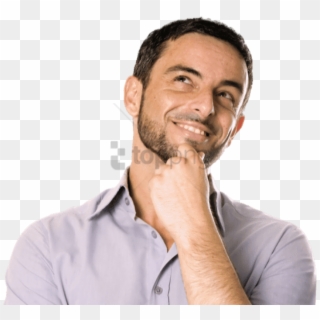 Free Png Man Looking Up Png Image With Transparent - Doubting Man Clipart