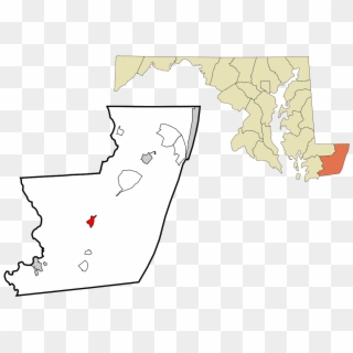 Worcester County Maryland Incorporated And Unincorporated - County Maryland Clipart