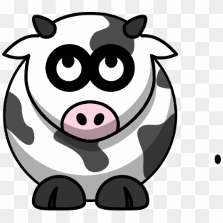 Clipart Cartoon Cow - Png Download