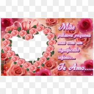 Molduras De Dia Das Mães Para Fotos - Flower Wedding Wallpaper Background Clipart