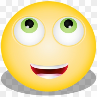 Graphic Smiley Emoticon Emoji Look Up Arrow - Looking Up Emoji Clipart