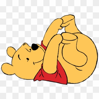 Touching His Toes Cute Winnie The Pooh - Winnie The Pooh Touching Toes Clipart