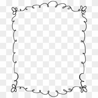 Picture Drawing Word Cute - Cute Borders Transparent Background Clipart