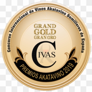 Medalla Gran Civas Oro Grand Gold 2019 © Akatavino - Circle Clipart