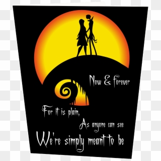 Jack And Sally Png - Nightmare Before Christmas Clip Artimages Transparent Png