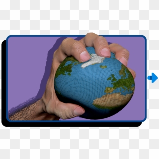 The Challenge Of This Digital Sculpture Was That My - Globe Clipart
